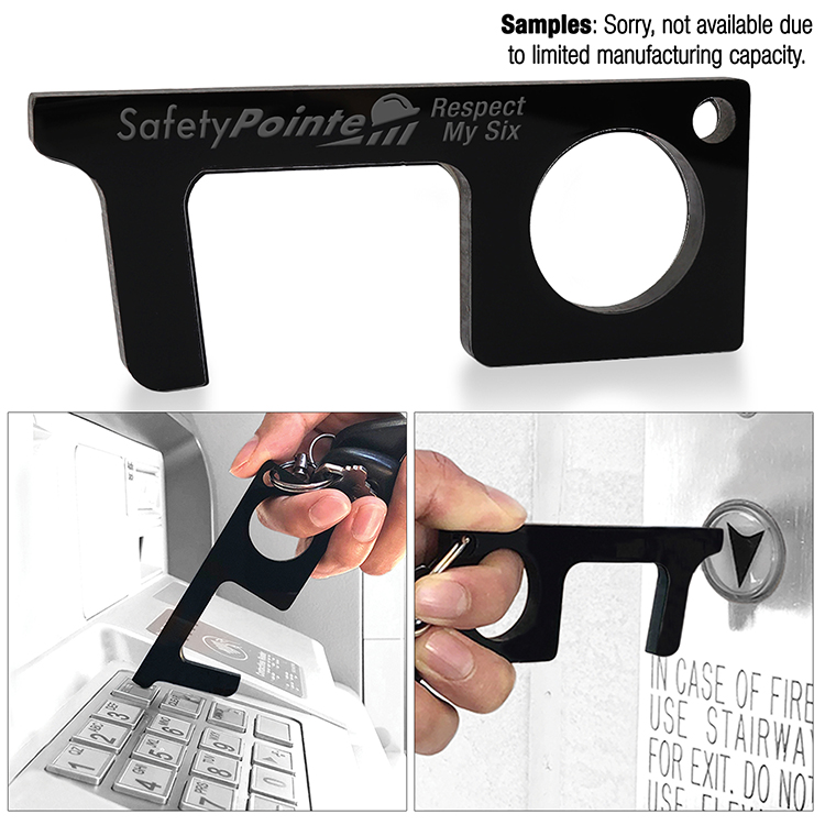 Touchless Black Sanitary Key